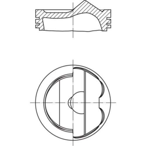 Piest MAHLE 028 04 00 - obr. 1