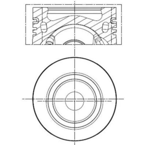 Piest 028 PI 00141 000 /MAHLE/ - obr. 1