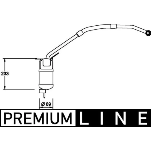 Vysúšač klimatizácie AD 273 000P /MAHLE/