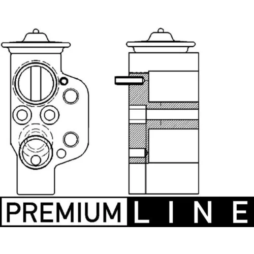 Expanzný ventil klimatizácie MAHLE AVE 115 000P