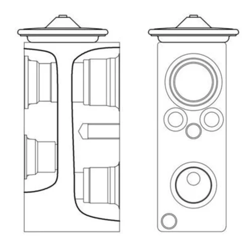 Expanzný ventil klimatizácie MAHLE AVE 3 000S - obr. 1