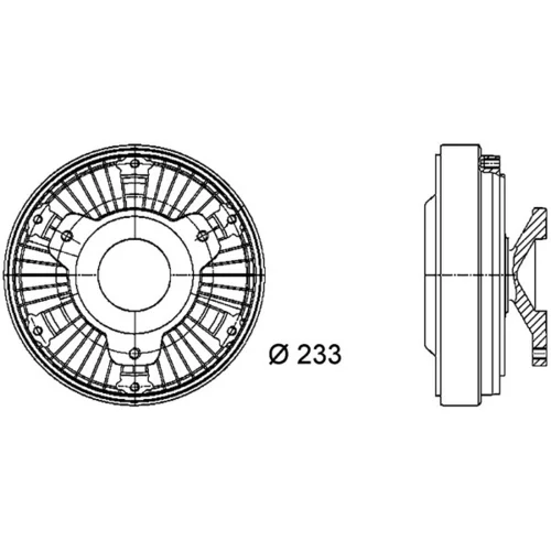 Spojka ventilátora chladenia MAHLE CFC 21 000P - obr. 1