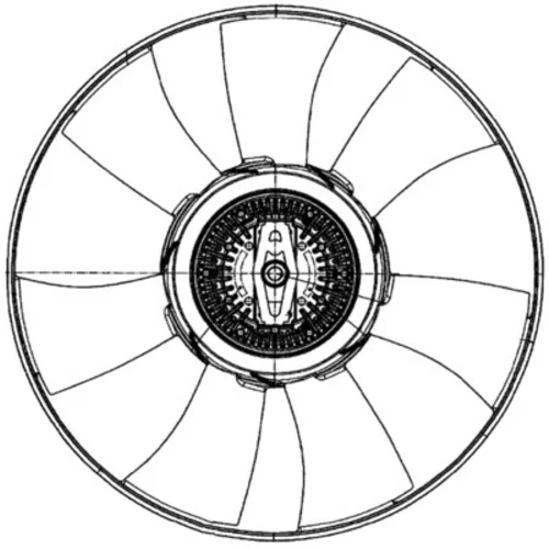 Ventilátor chladenia motora CFF 500 000P /MAHLE/ - obr. 1