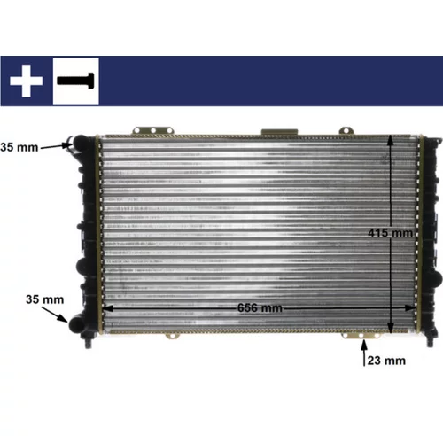 Chladič motora MAHLE CR 1410 000S