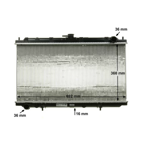Chladič motora CR 545 000S /MAHLE/ - obr. 1