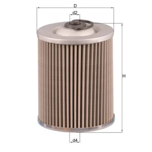 Palivový filter MAHLE KX 57 - obr. 2