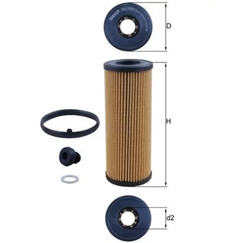 Olejový filter MAHLE OX 1351D