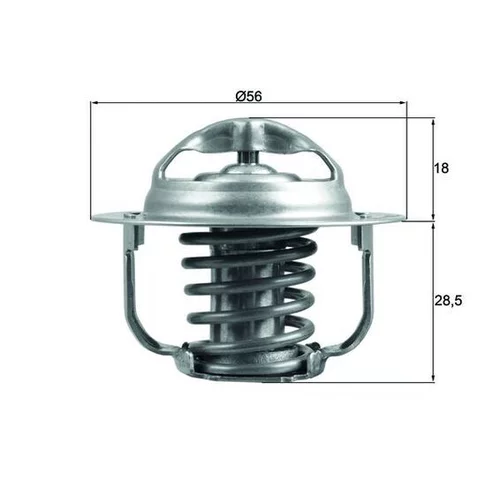 Termostat chladenia MAHLE TX 201 86D - obr. 2