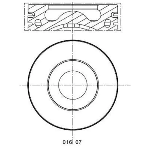 Piest MAHLE 016 07 00