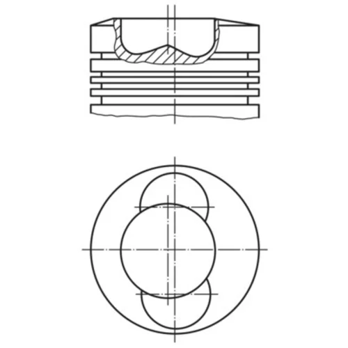 Piest MAHLE 099 33 00 - obr. 1