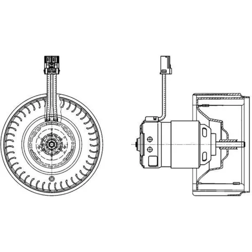 Vnútorný ventilátor MAHLE AB 71 000P - obr. 2