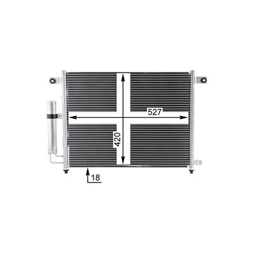 Kondenzátor klimatizácie MAHLE AC 423 000P - obr. 7