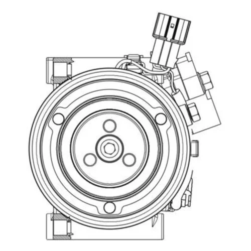 Kompresor klimatizácie MAHLE ACP 633 000P - obr. 2