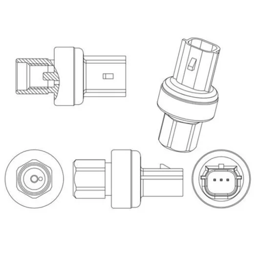 Tlakový spínač klimatizácie MAHLE ASE 12 000P - obr. 1
