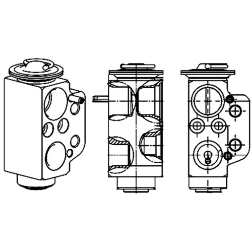 Expanzný ventil klimatizácie MAHLE AVE 71 000P - obr. 1