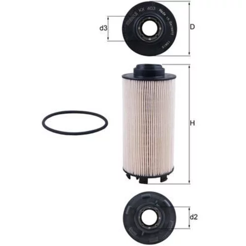 Palivový filter MAHLE KX 403D