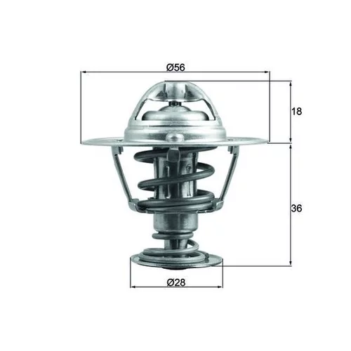 Termostat chladenia MAHLE TX 199 88D