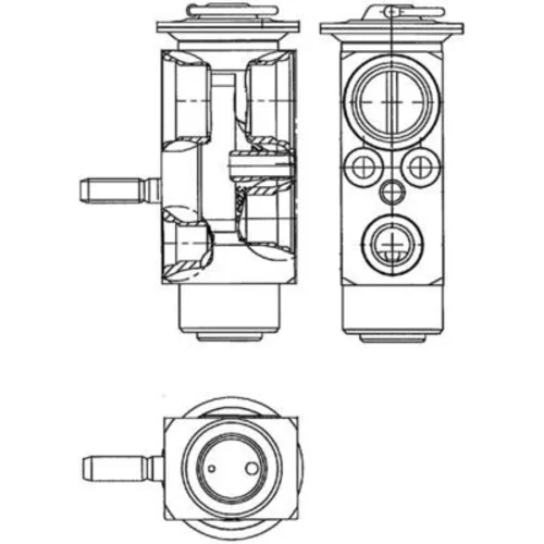 Expanzný ventil klimatizácie MAHLE AVE 114 000P - obr. 1