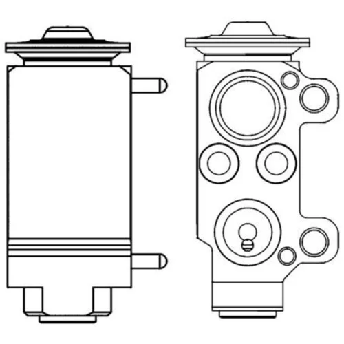 Expanzný ventil klimatizácie MAHLE AVE 56 000P - obr. 1