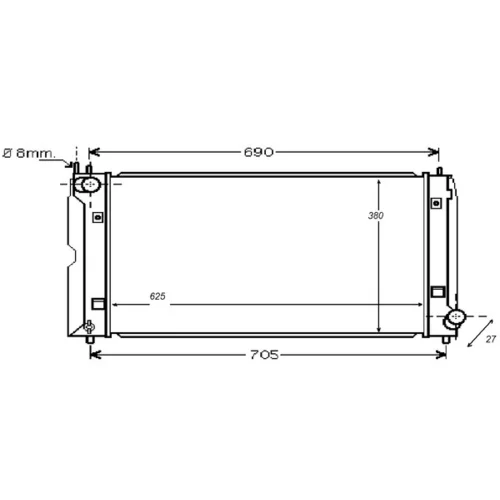 Chladič motora MAHLE CR 1079 000S