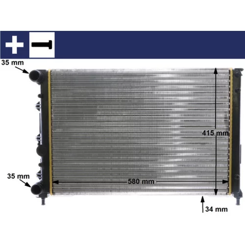 Chladič motora MAHLE CR 1411 000S