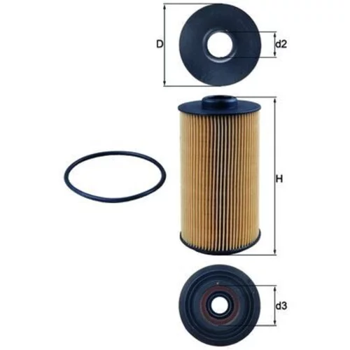 Olejový filter MAHLE OX 152/1D