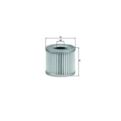 Olejový filter OX 411 /MAHLE/ - obr. 2