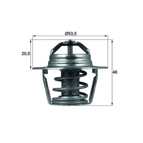 Termostat chladenia MAHLE TX 91 89D - obr. 2