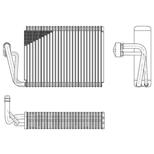 Výparník klimatizácie MAHLE AE 52 000P - obr. 2