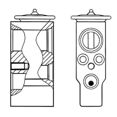 Expanzný ventil klimatizácie MAHLE AVE 25 000S
