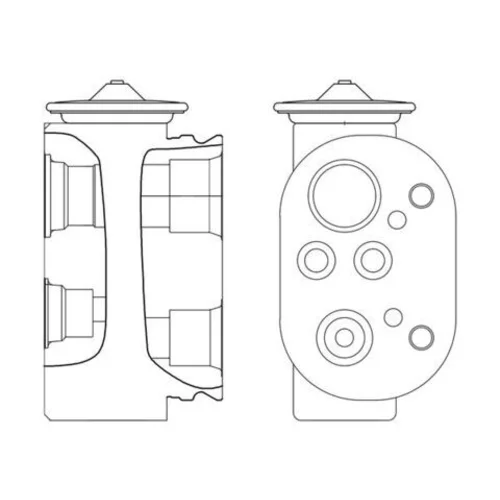 Expanzný ventil klimatizácie MAHLE AVE 4 000S - obr. 1