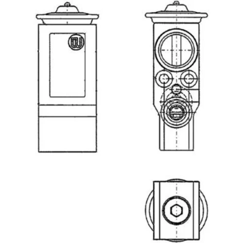 Expanzný ventil klimatizácie MAHLE AVE 61 000P - obr. 1