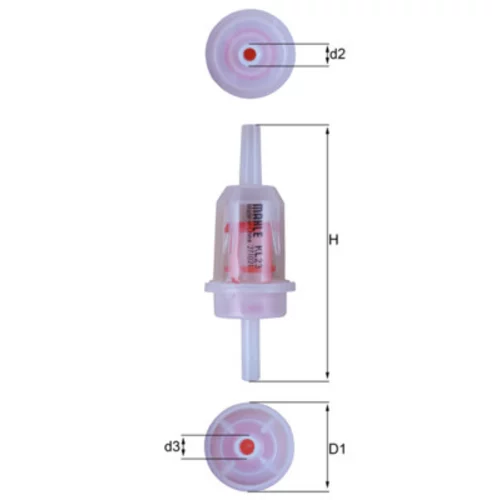 Palivový filter MAHLE KL 23