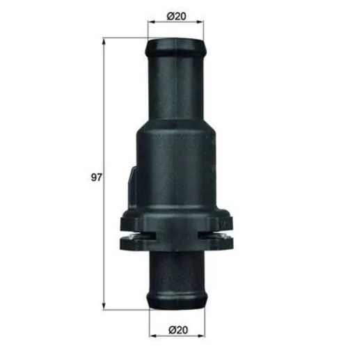 Termostat chladenia MAHLE TH 5 80 - obr. 2