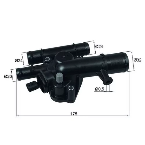 Termostat chladenia MAHLE TI 243 89 - obr. 2