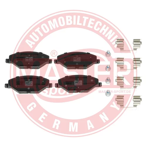 Sada brzdových platničiek kotúčovej brzdy MASTER-SPORT GERMANY 13046026122N-SET-MS - obr. 1
