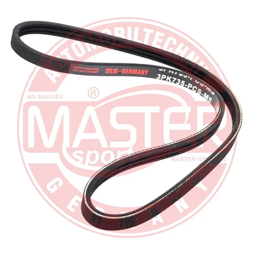 Ozubený klinový remeň MASTER-SPORT GERMANY 3PK735-PCS-MS