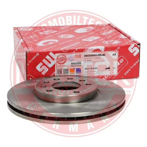 Brzdový kotúč MASTER-SPORT GERMANY 24012501411-PCS-MS - obr. 2