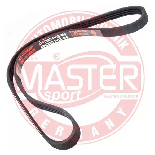 Ozubený klinový remeň MASTER-SPORT GERMANY 4PK895-PCS-MS