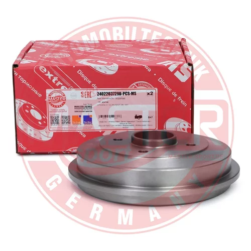 Brzdový bubon MASTER-SPORT GERMANY 2402203729B-PCS-MS - obr. 2