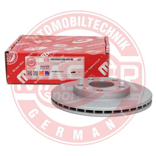 Brzdový kotúč MASTER-SPORT GERMANY 24012502211PR-PCS-MS - obr. 3