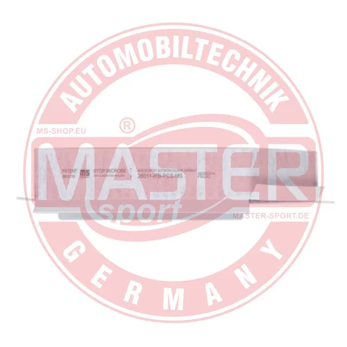 Filter vnútorného priestoru MASTER-SPORT GERMANY 26011-IFB-PCS-MS - obr. 2