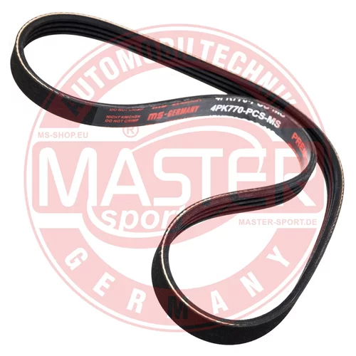 Ozubený klinový remeň MASTER-SPORT GERMANY 4PK770-PCS-MS