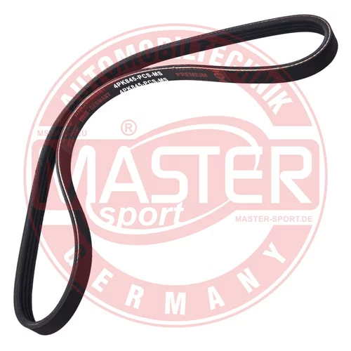 Ozubený klinový remeň MASTER-SPORT GERMANY 4PK845-PCS-MS