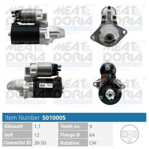 Štartér MEAT & DORIA 5010005