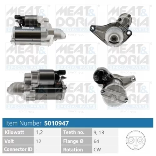 Štartér MEAT & DORIA 5010947