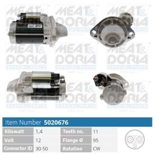 Štartér MEAT & DORIA 5020676