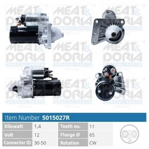 Štartér MEAT & DORIA 5015027R