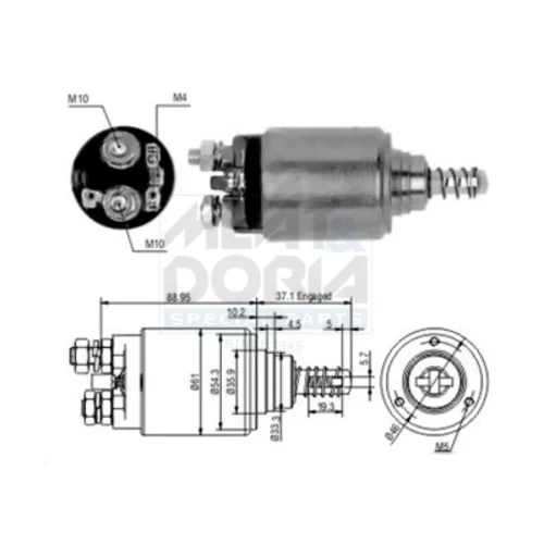 Elektromagnetický spínač pre štartér MEAT & DORIA 46186