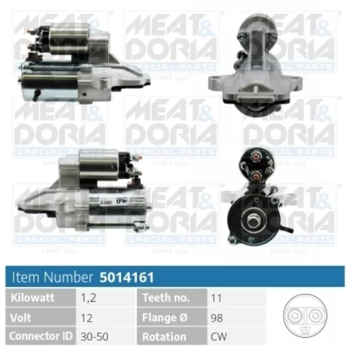 Štartér MEAT & DORIA 5014161